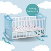 4-in-1 Baby Rocking Cradle Cot