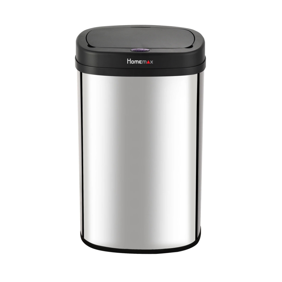 50 Litre Sensor Smart Bin - Silver