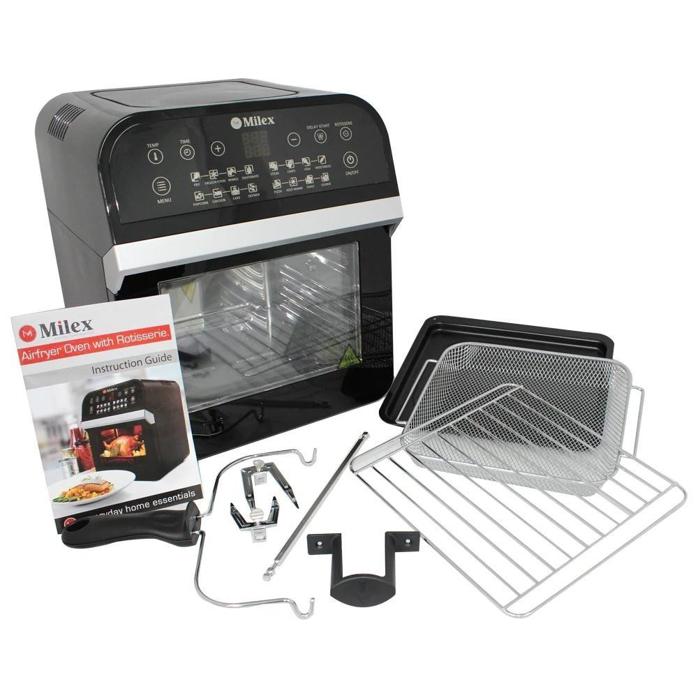 Digital Power Air Fryer Oven with Rotisserie 12L