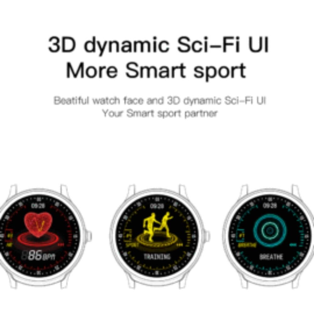 PA80 Round Full Touch Fitness Watch