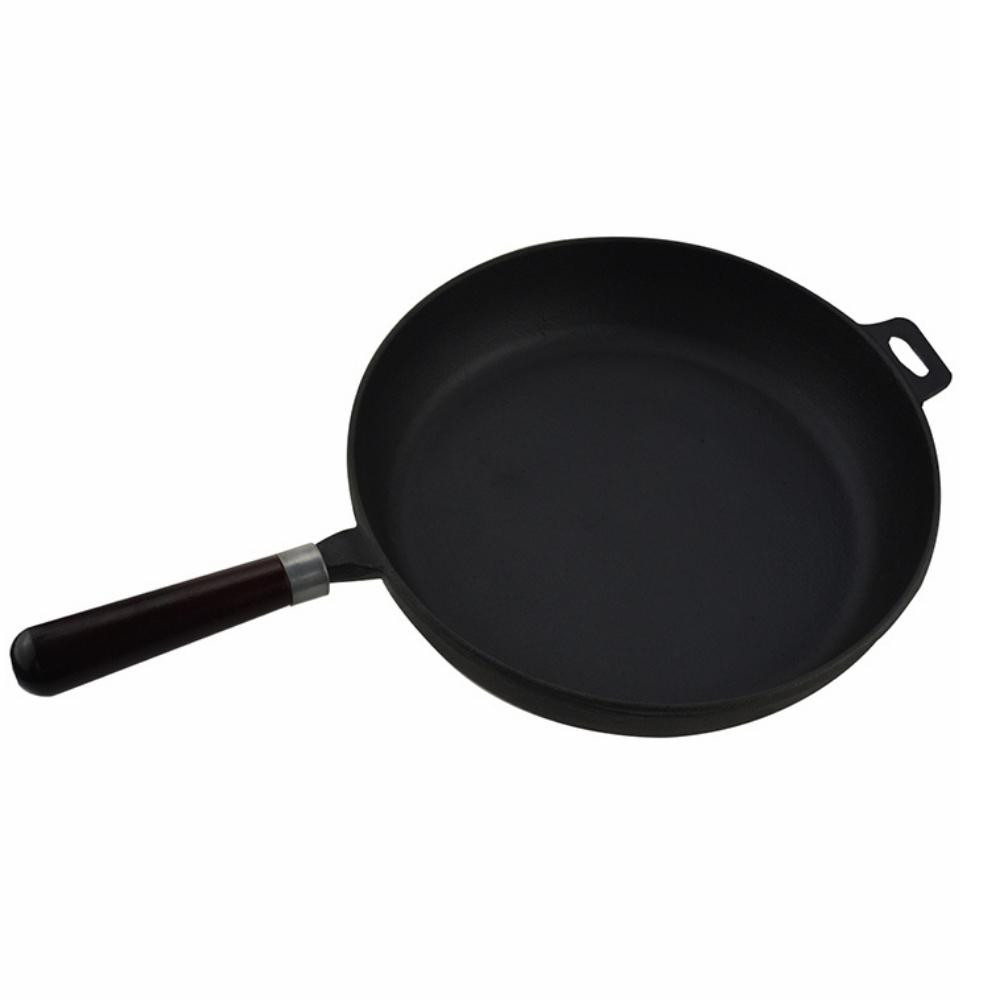 30.5cm Cast Iron Frying Pan Smooth Surface