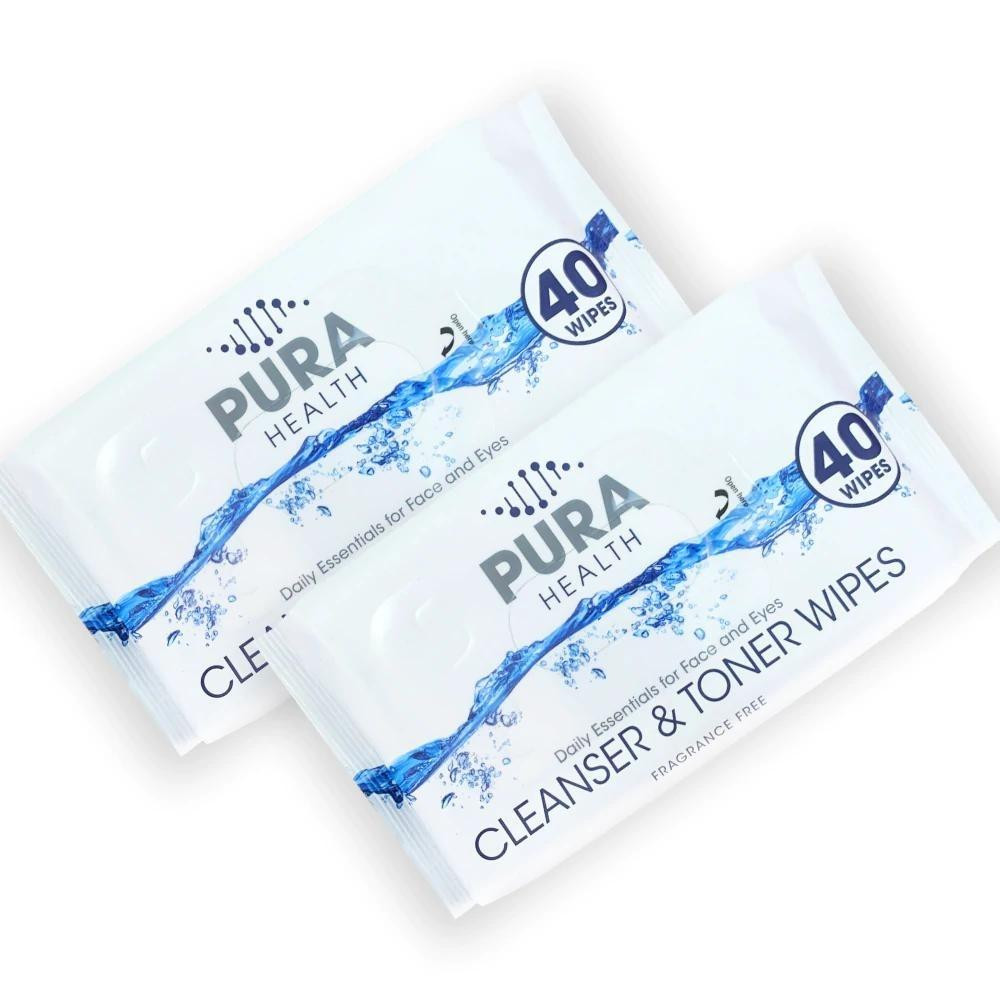 Facial Wipes Cleanse and Tone - Pack of 2