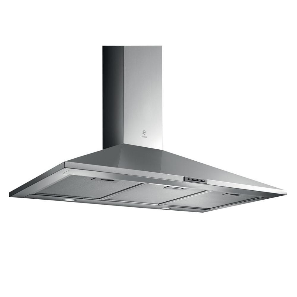 90cm Pyramid Style Cooker Hood - Stainless Steel