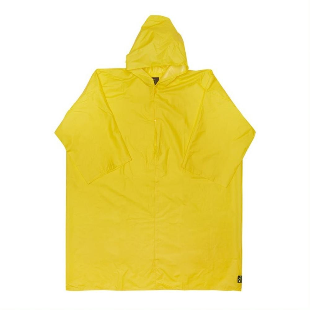 PVC PU Pullover Rain Coat - Yellow