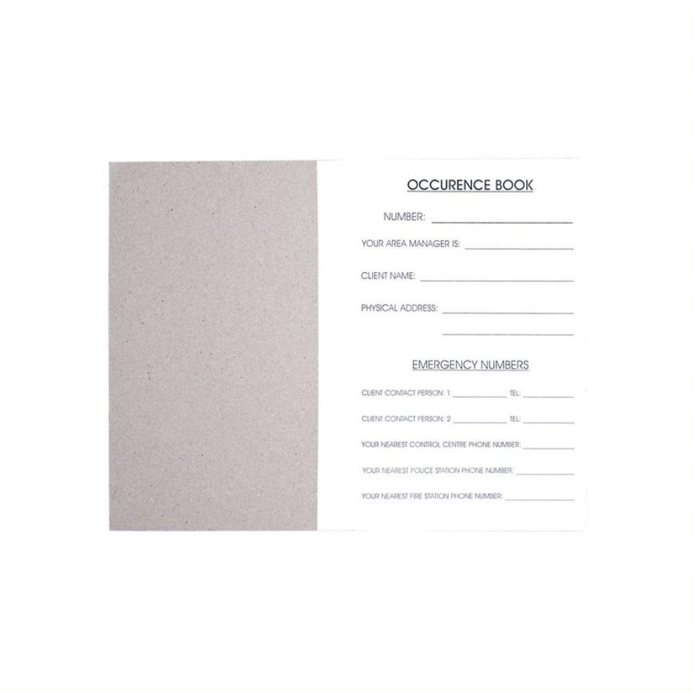 A4 OB Occurrence Book