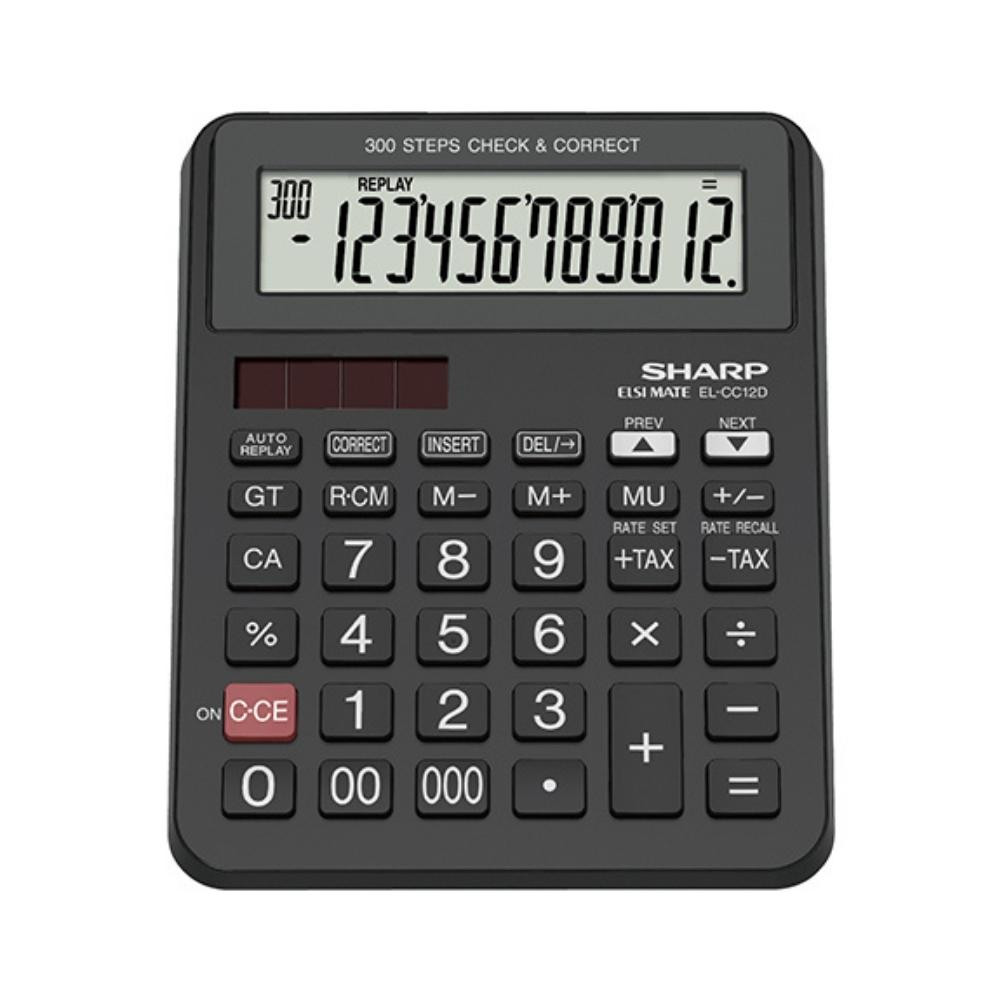 El-CC12D Desk Calculator - 300 Step Check And Correct