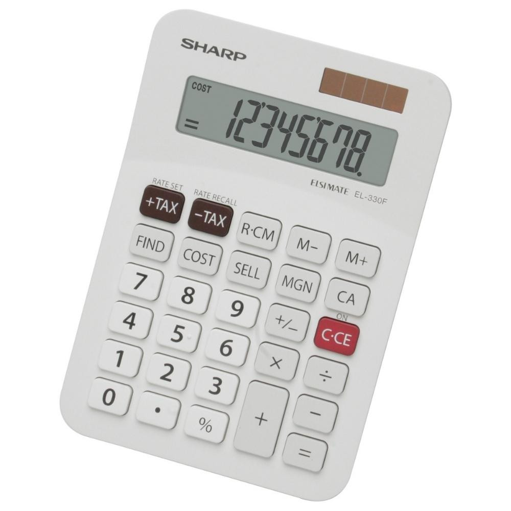 EL330AB Mini-Desk Calculator (8 digit) - Cost, Sell, Margin