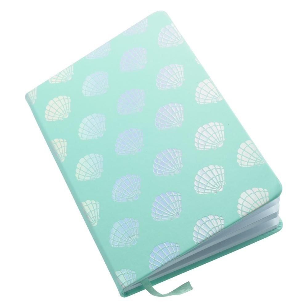 Shell Shimmer Notebook Green