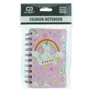 Unicorn Spiral Notebook Pink