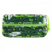 Clear PVC Pencil Case Gamer Green