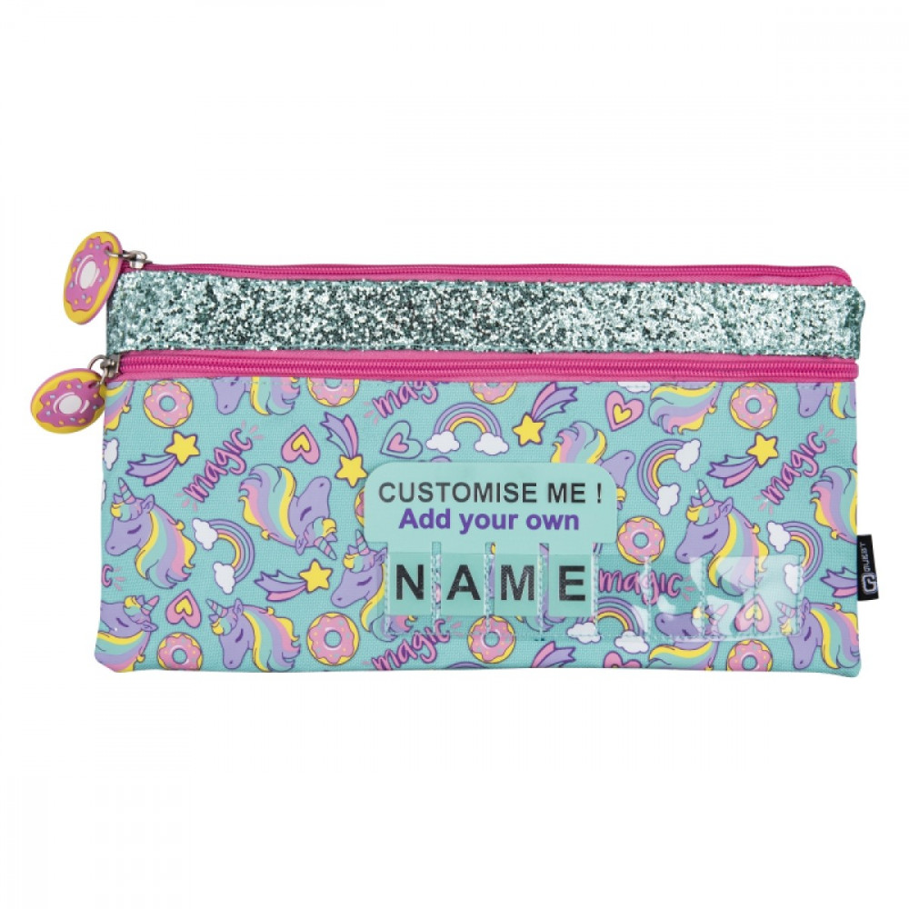 Shine Pencil Case Sugar Aqua