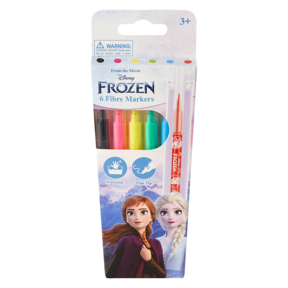 Frozen 6 Fibre Markers Multi