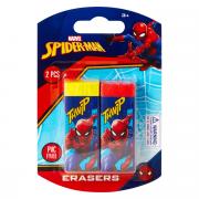 Spiderman 2 Pastel Primary Erasers. Multi