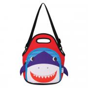 Neoprene Lunch Bag Shark Blue/Red