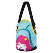 Neoprene Lunch Bag Mermaid Pink/Blue
