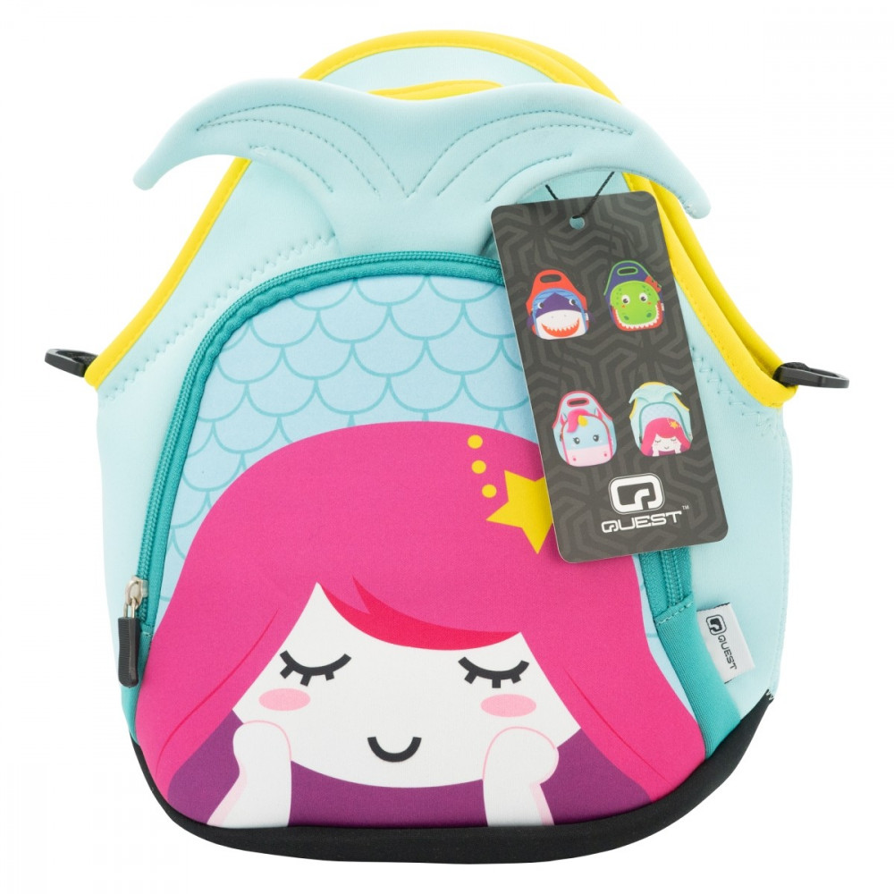 Neoprene Lunch Bag Mermaid Pink/Blue