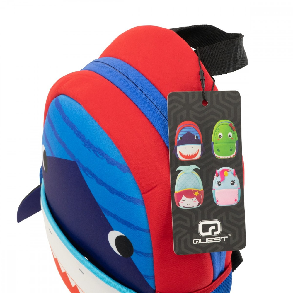 Neoprene Backpack Shark Blue/Red
