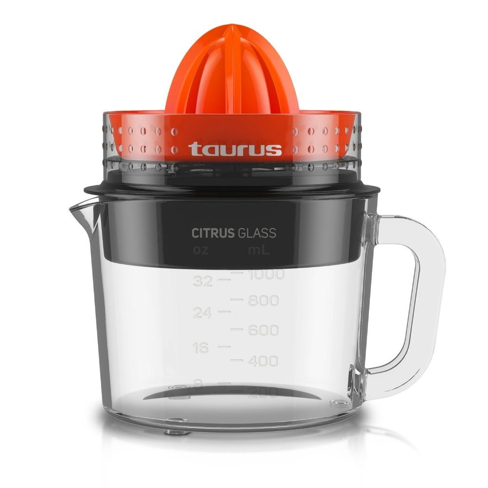 25W Citrus Juicer Glass Orange 1L
