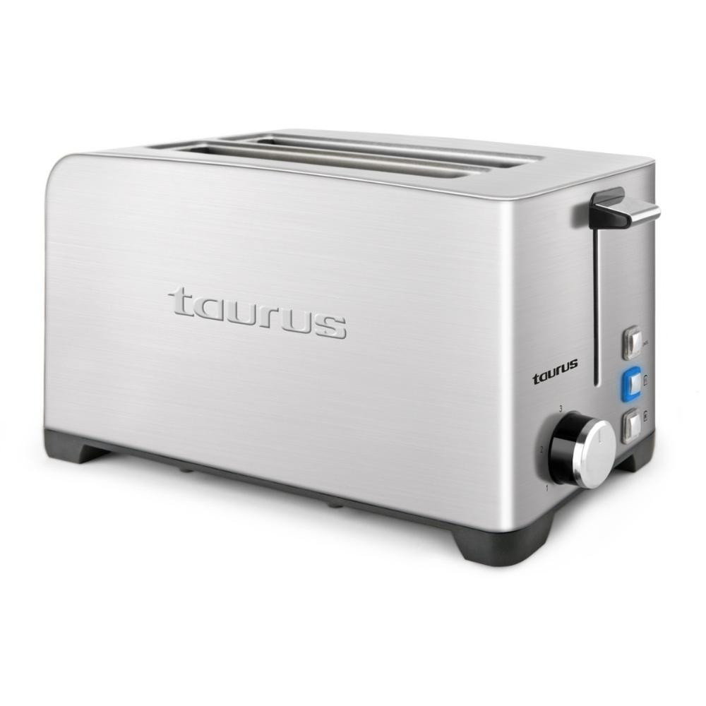 1400W Toaster 4 Slice Stainless Steel Brushed 5 Heat Settings -My Toast Duplo Legend