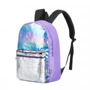 Rainbow Shimmer Glam Backpack Lilac