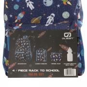 Space 4 Piece BTS Backpack Combo - Navy