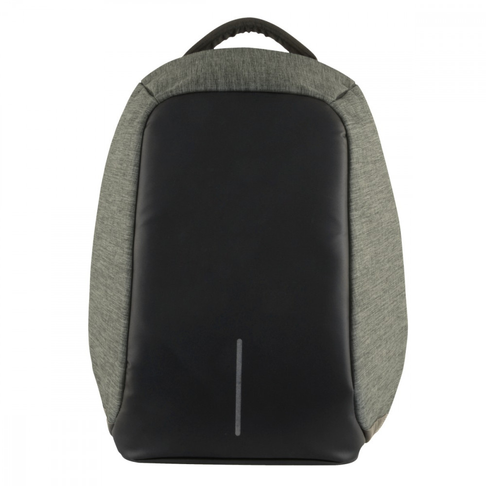 Smart Laptop Backpack Black & Charcoal - Anti-Theft