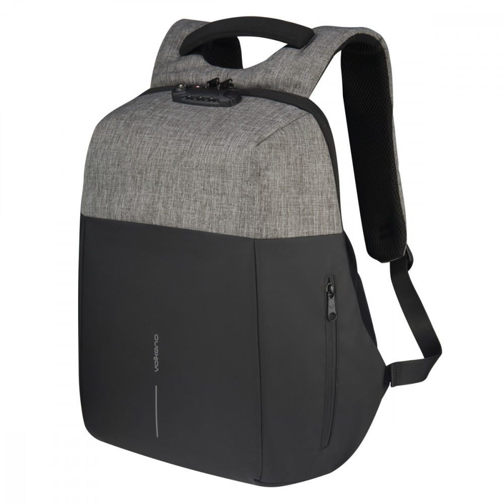 Smart Deux Laptop Backpack Black/Lt Grey.