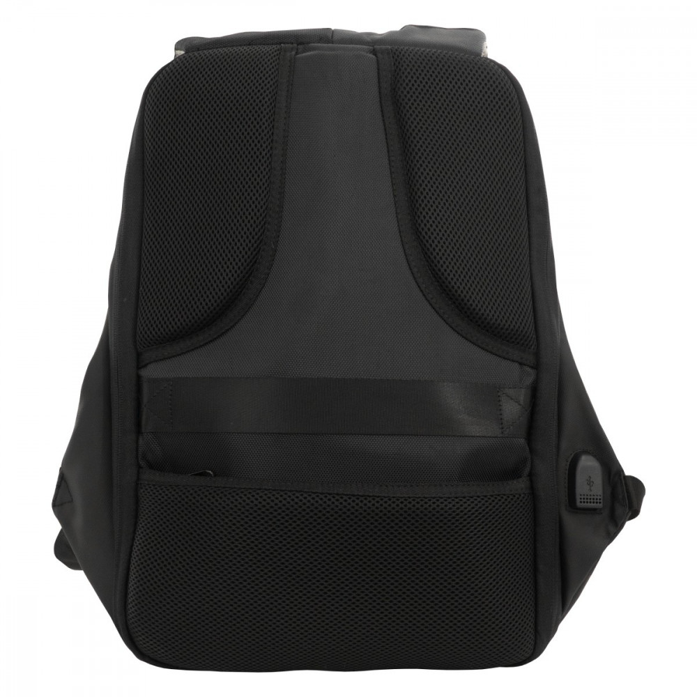 Smart Deux Laptop Backpack Black/Lt Grey.