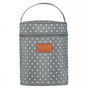 Totes Babe Dotty Series Double Bottle Carrier - Grey