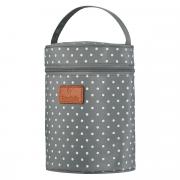Totes Babe Dotty Series Double Bottle Carrier - Grey