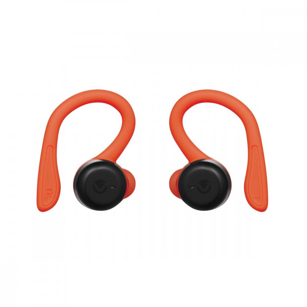 Momentum IPX7 Sports Hook TWS Earphones + Charging case - Red