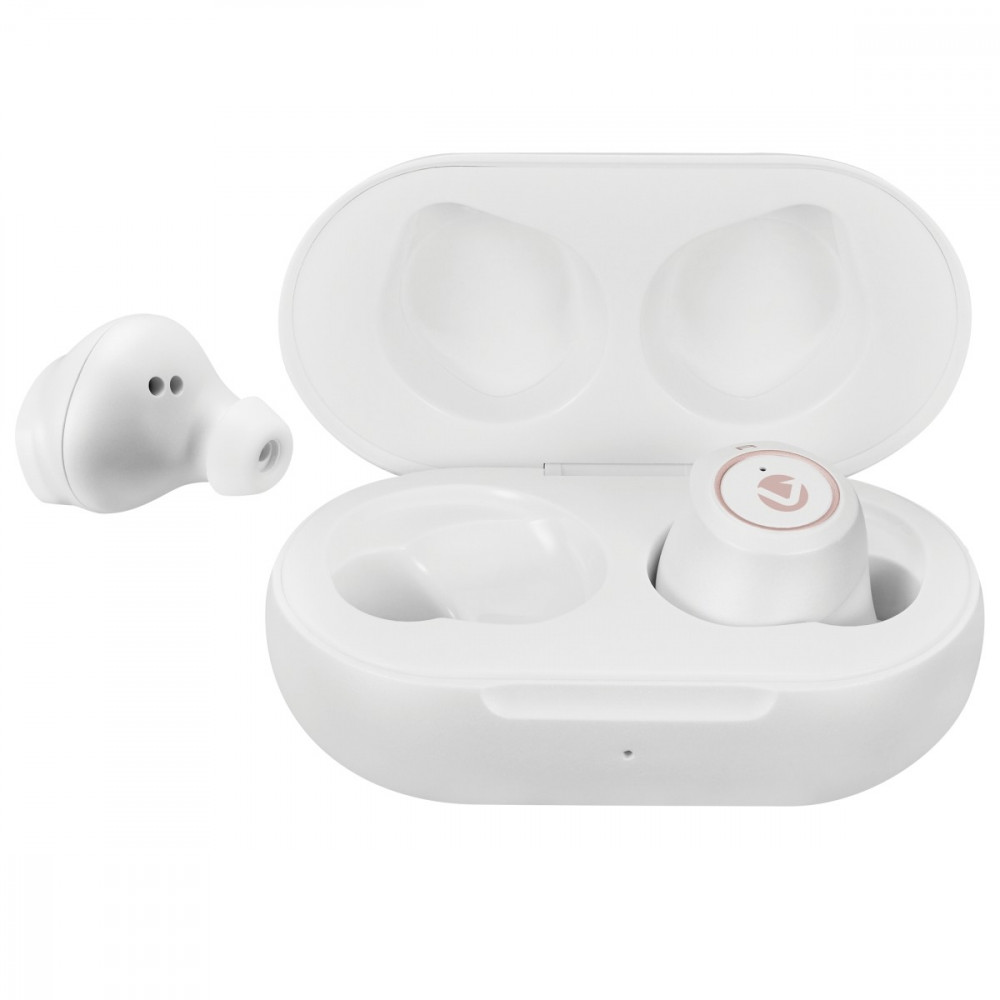 Taurus Series True Wireless Earphones with Charging Case - White