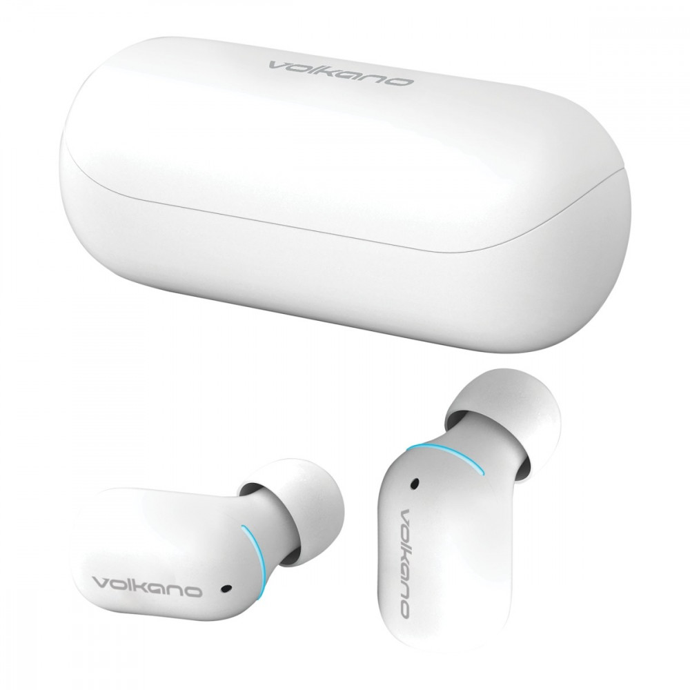 Capricorn Series True Wireless Earphones + Charging Case - White