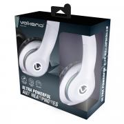 Rhythm series Ultra powerful Aux Headphones - White