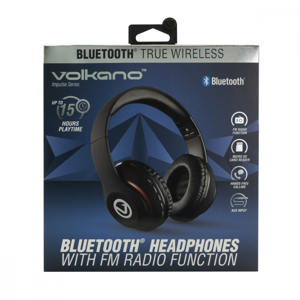 Impulse Series Bluetooth Headphones - Black