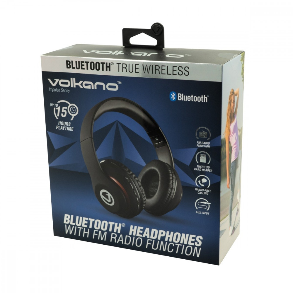 Impulse Series Bluetooth Headphones - Black