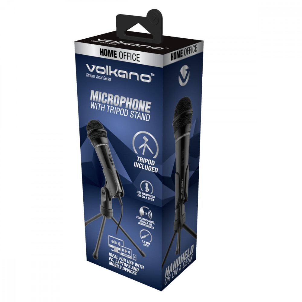 Stream Vocal Microphone with tripod, Aux