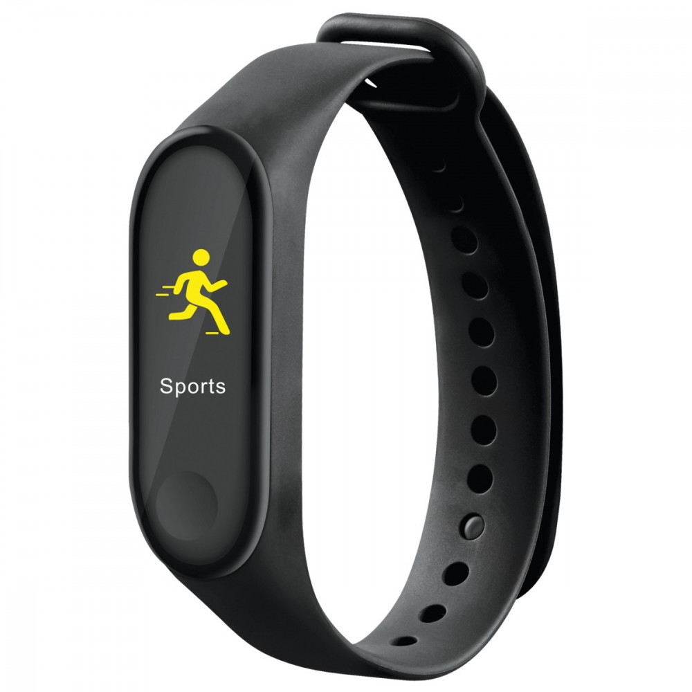 Active Tech Core series Fitness Bracelet with HRM-Black