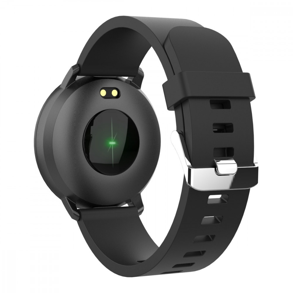 Active Tech Trend series Watch with heart rate monitor -Black