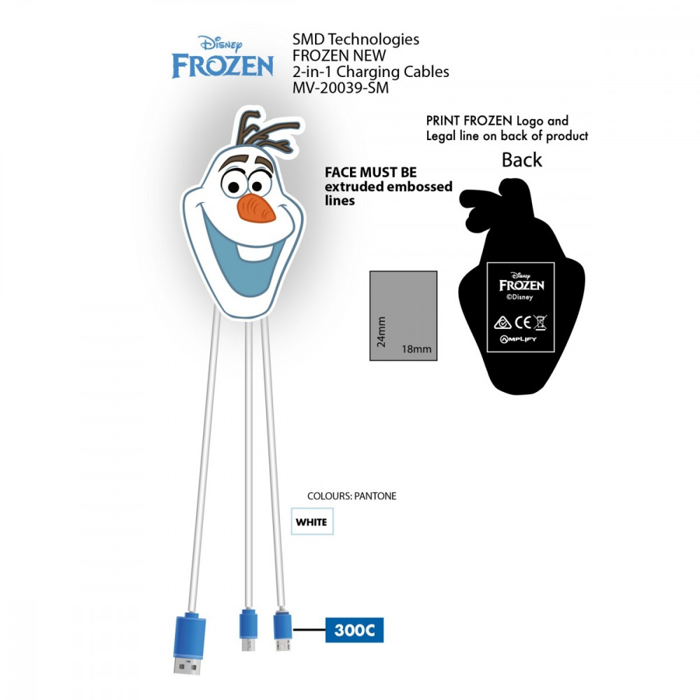 3-in-1 charging cable - Frozen II