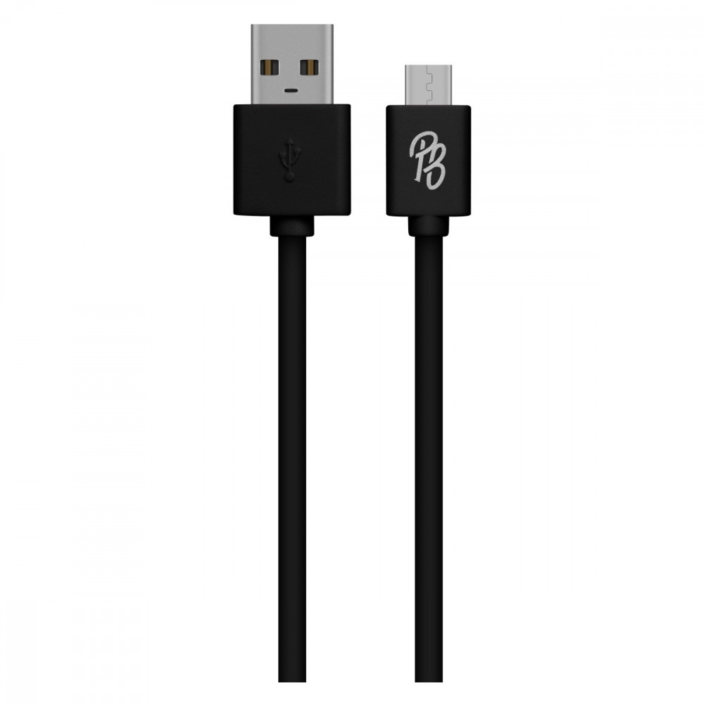 Power series Boxed round Micro USB Cable- Black