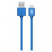 Power series Boxed round Micro USB Cable- Blue