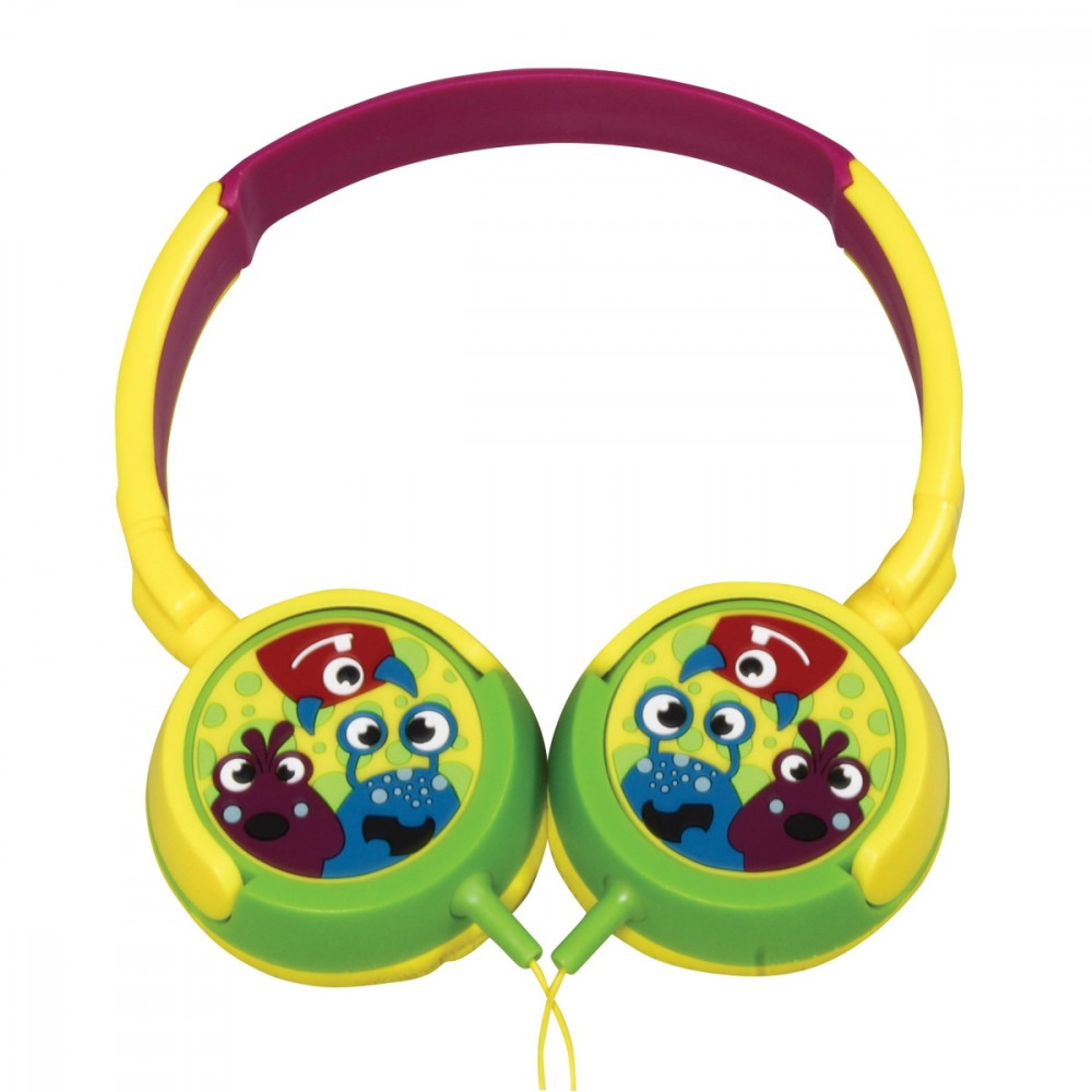 Kiddies - Butterfly Tunez Volume Limiting Headphones-White-Blue