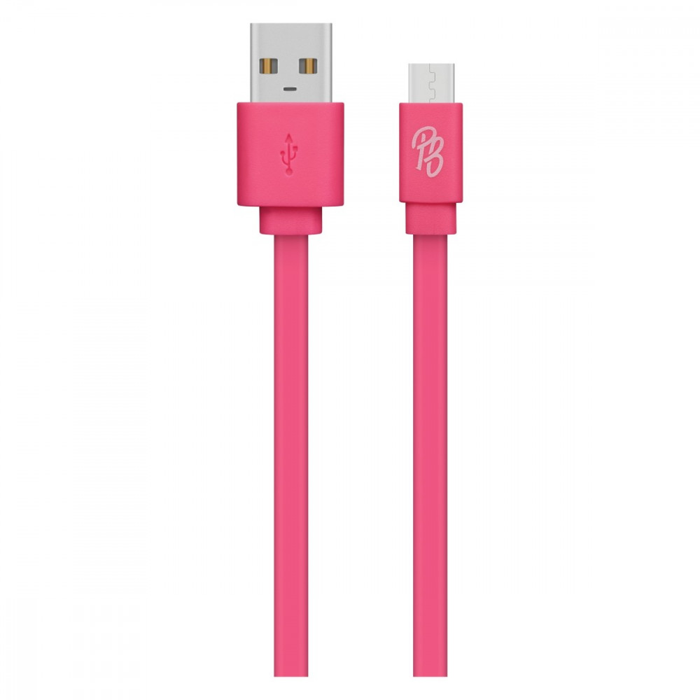 Energize series Packaged Micro USB Cable- Pastel Pink 1.2m