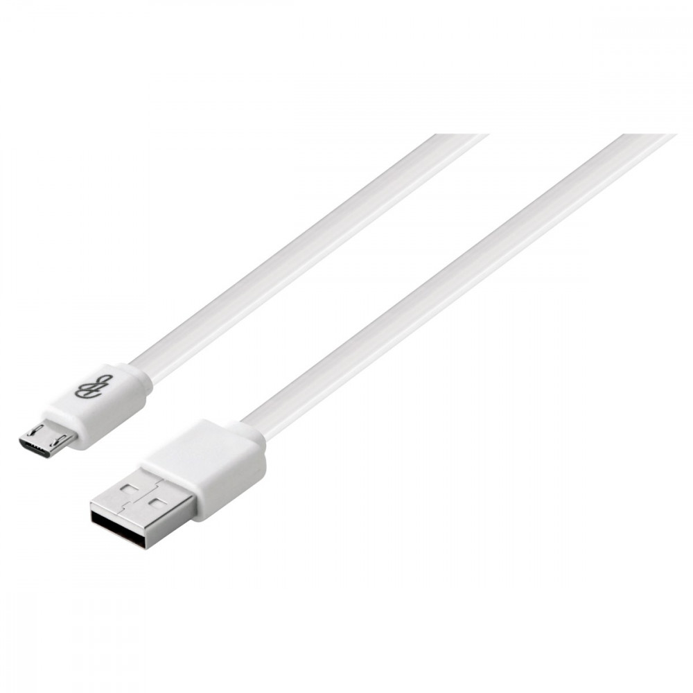 Energize series Packaged Micro USB Cable- White
