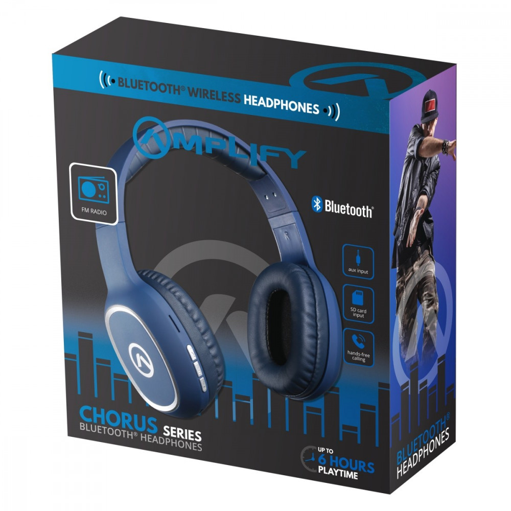 Pro Chorus series Bluetooth Wireless Headphones -Dark Blue