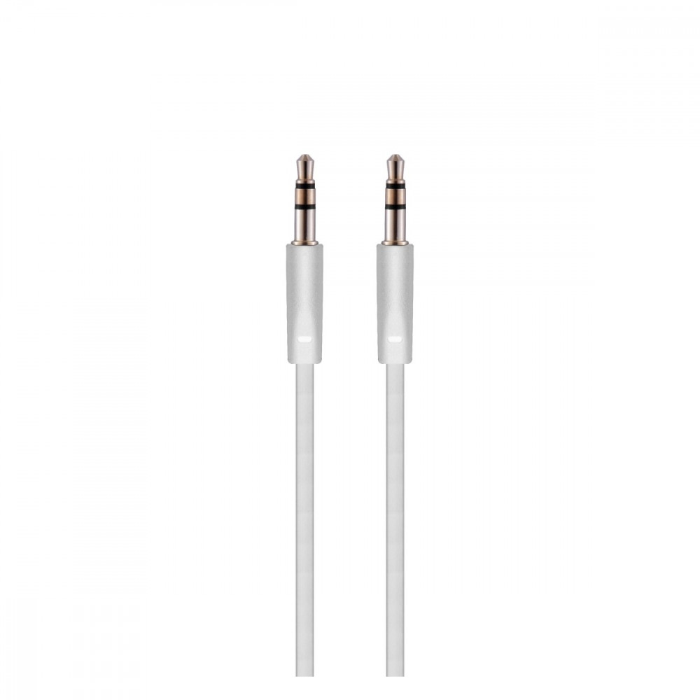 Chain series Blister flat Auxiliary Cable- White