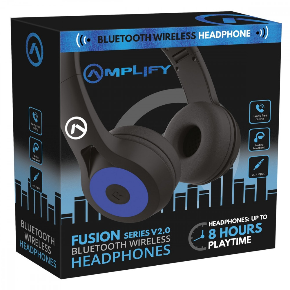 Pro Fusion series Bluetooth headphone - black/blue