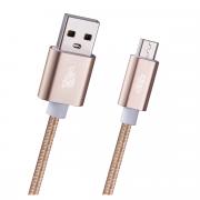 Braided series Micro USB cable 1.2m - gold
