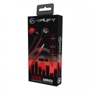 Pro Vibe series earphones with Mic Black Red